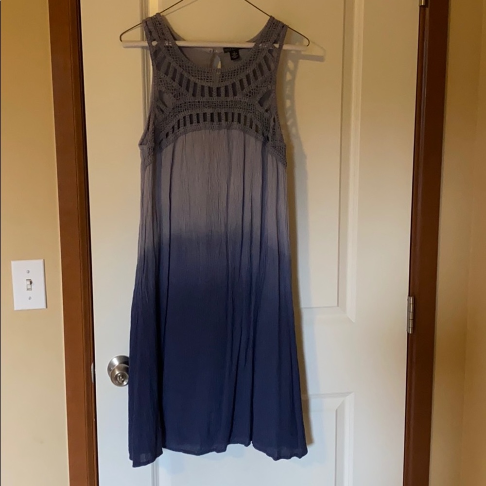 Ombré purple swimsuits coverup